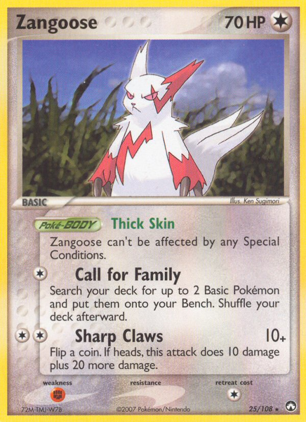 Zangoose (25/108) [EX: Power Keepers] | GnG Games