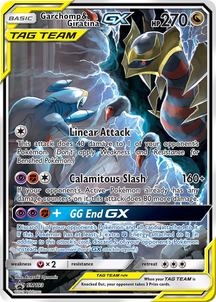 Garchomp & Giratina GX (SM193) [Sun & Moon: Black Star Promos] | GnG Games