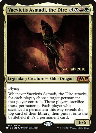 Vaevictis Asmadi, The Dire [Core Set 2019 Promos] | GnG Games