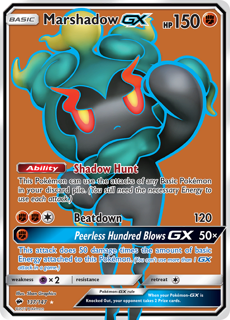 Marshadow GX (137/147) [Sun & Moon: Burning Shadows] | GnG Games