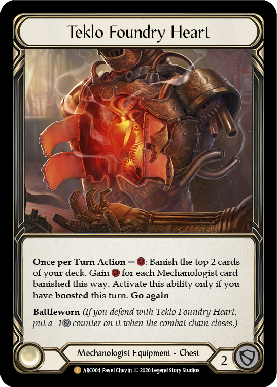 Teklo Foundry Heart [ARC004] Unlimited Edition Rainbow Foil | GnG Games