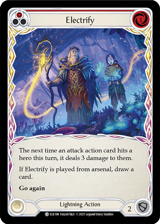 Electrify (Red) [ELE198] (Tales of Aria)  1st Edition Rainbow Foil | GnG Games