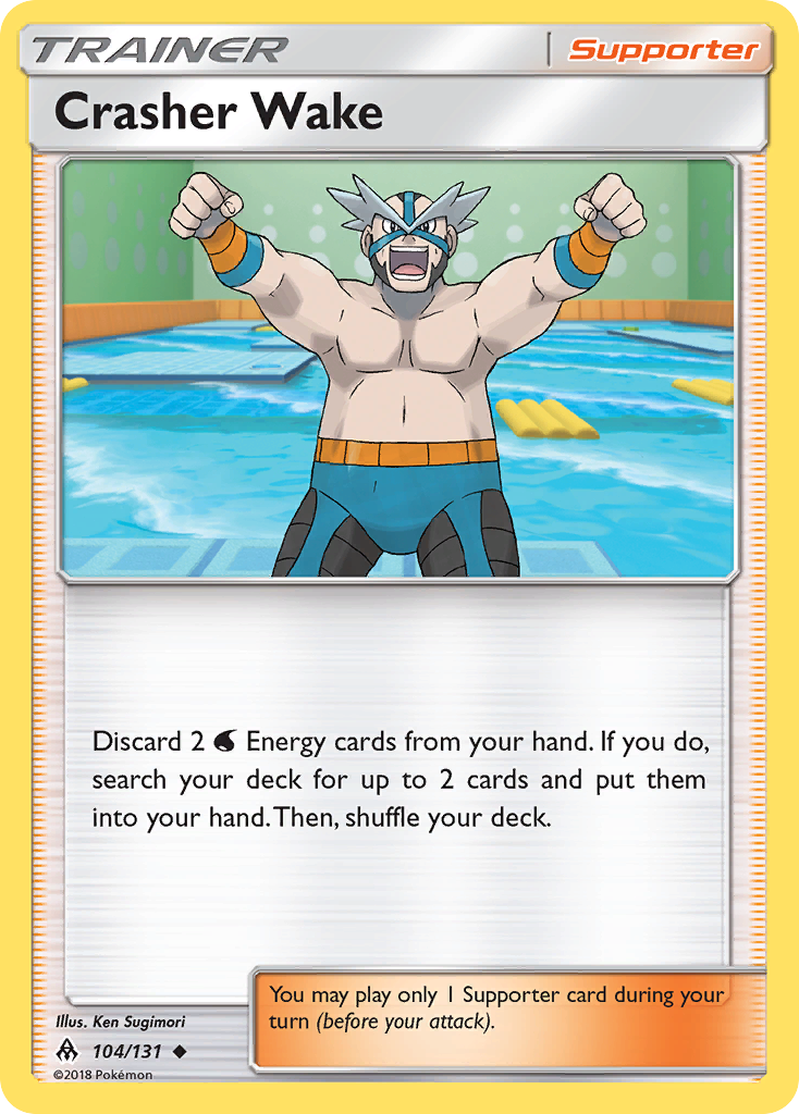 Crasher Wake (104/131) [Sun & Moon: Forbidden Light] | GnG Games