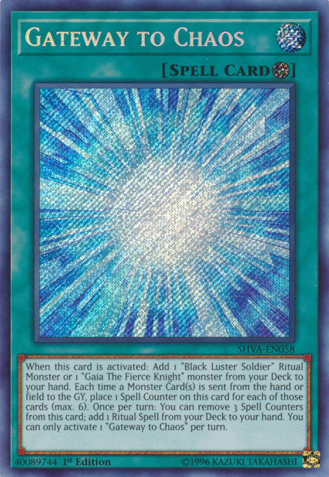 Gateway to Chaos [SHVA-EN058] Secret Rare | GnG Games