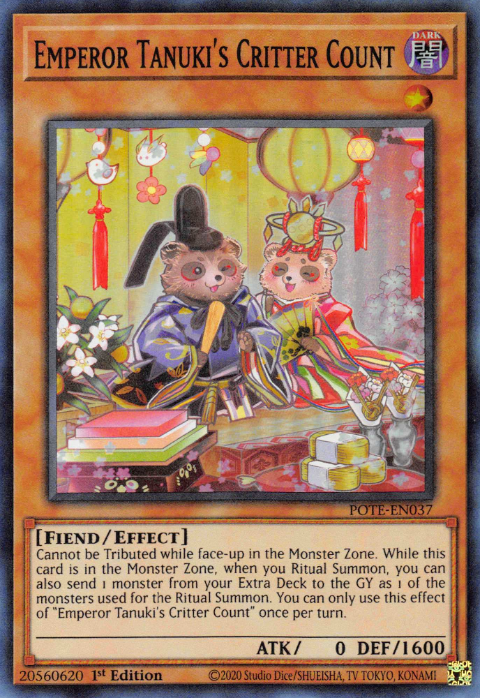 Emperor Tanuki's Critter Count [POTE-EN037] Super Rare | GnG Games