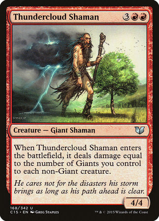 Thundercloud Shaman [Commander 2015] | GnG Games