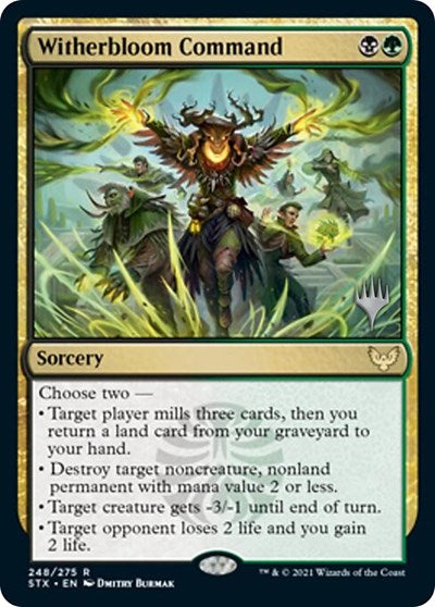 Witherbloom Command (Promo Pack) [Strixhaven: School of Mages Promos] | GnG Games