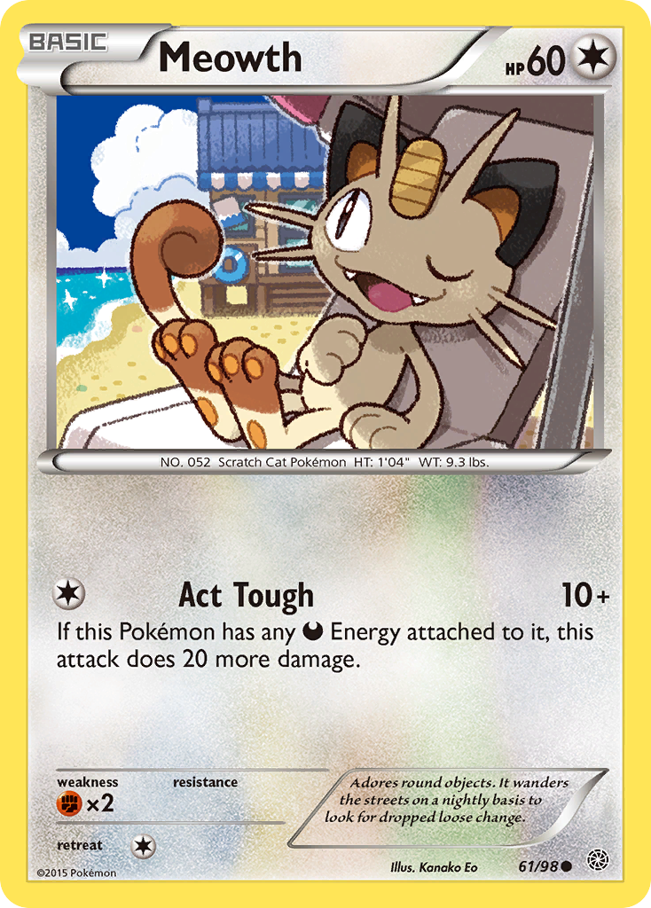 Meowth (61/98) [XY: Ancient Origins] | GnG Games