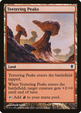 Teetering Peaks [Zendikar] | GnG Games