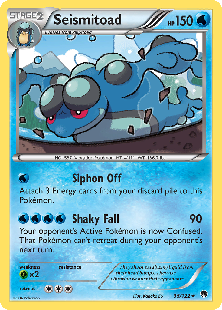 Seismitoad (35/122) [XY: BREAKpoint] | GnG Games