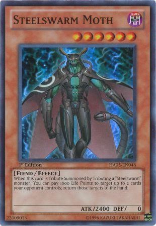 Steelswarm Moth [HA05-EN048] Super Rare | GnG Games