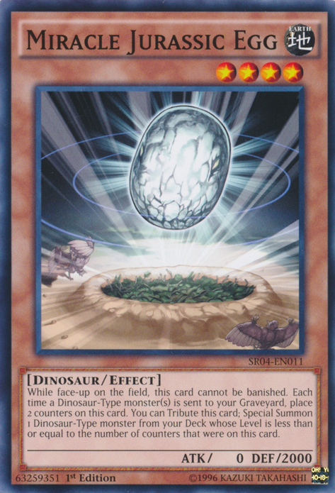 Miracle Jurassic Egg [SR04-EN011] Common | GnG Games