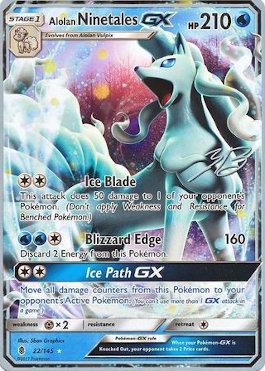 Alolan Ninetales GX (22/145) (Ice Path FTW - Zachary Bokhari) [World Championships 2017] | GnG Games