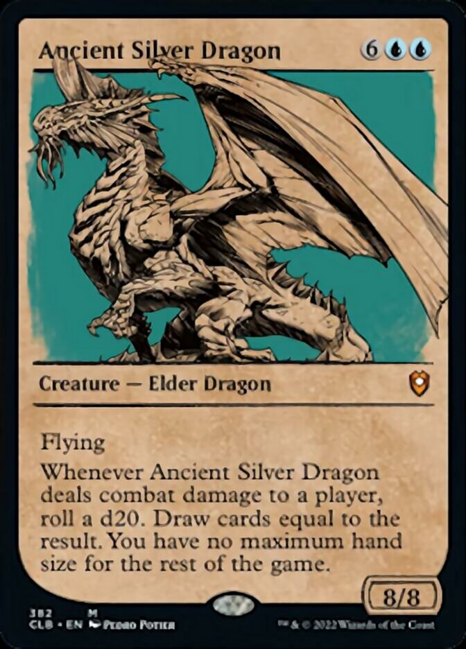 Ancient Silver Dragon (Showcase) [Commander Legends: Battle for Baldur's Gate] | GnG Games