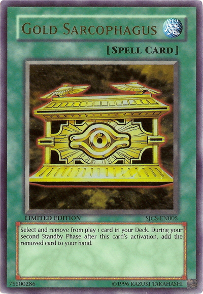 Gold Sarcophagus [SJCS-EN005] Super Rare | GnG Games