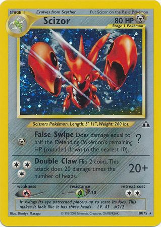 Scizor (10/75) [Neo Discovery Unlimited] | GnG Games