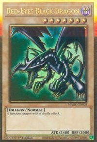 Red-Eyes Black Dragon [MAGO-EN003] Gold Rare | GnG Games