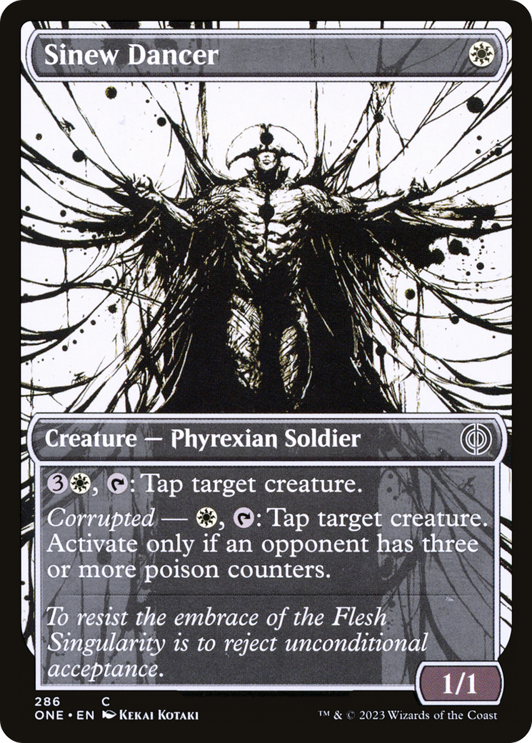 Sinew Dancer (Showcase Ichor) [Phyrexia: All Will Be One] | GnG Games