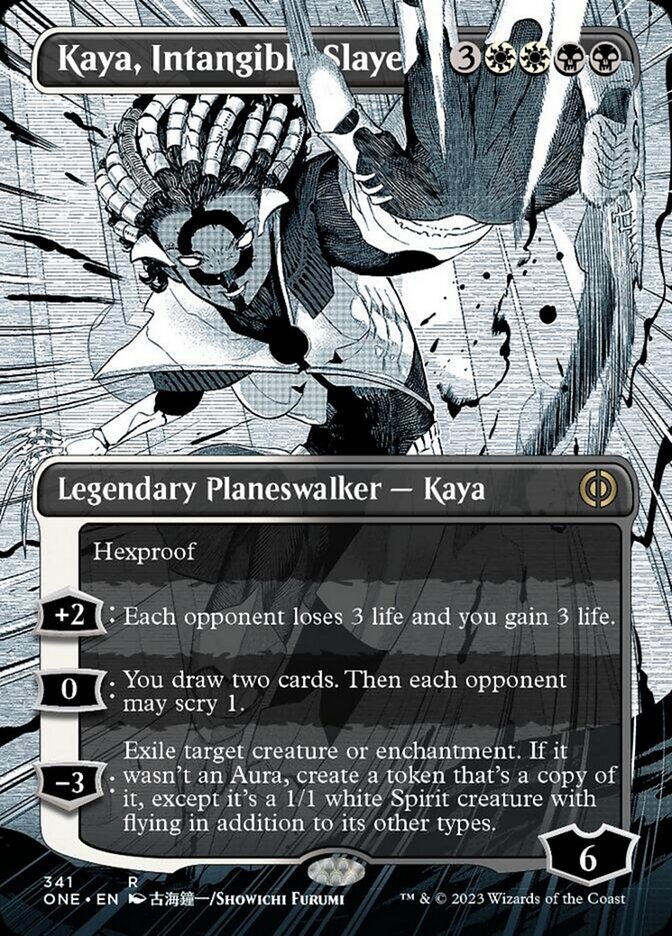 Kaya, Intangible Slayer (Borderless Manga) [Phyrexia: All Will Be One] | GnG Games