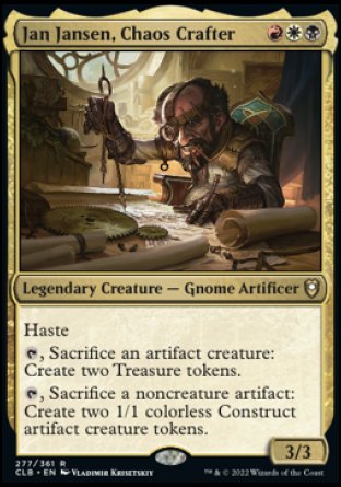 Jan Jansen, Chaos Crafter [Commander Legends: Battle for Baldur's Gate] | GnG Games