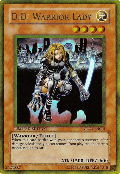 D.D. Warrior Lady [GLD1-EN015] Gold Rare | GnG Games