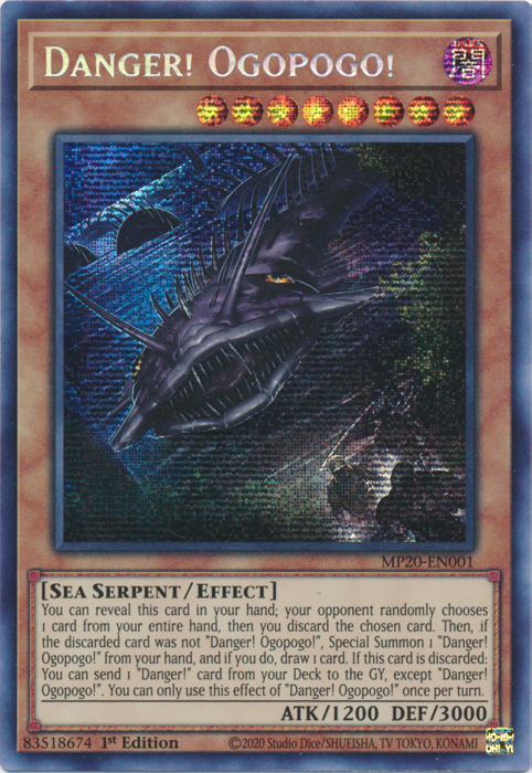 Danger! Ogopogo! [MP20-EN001] Prismatic Secret Rare | GnG Games