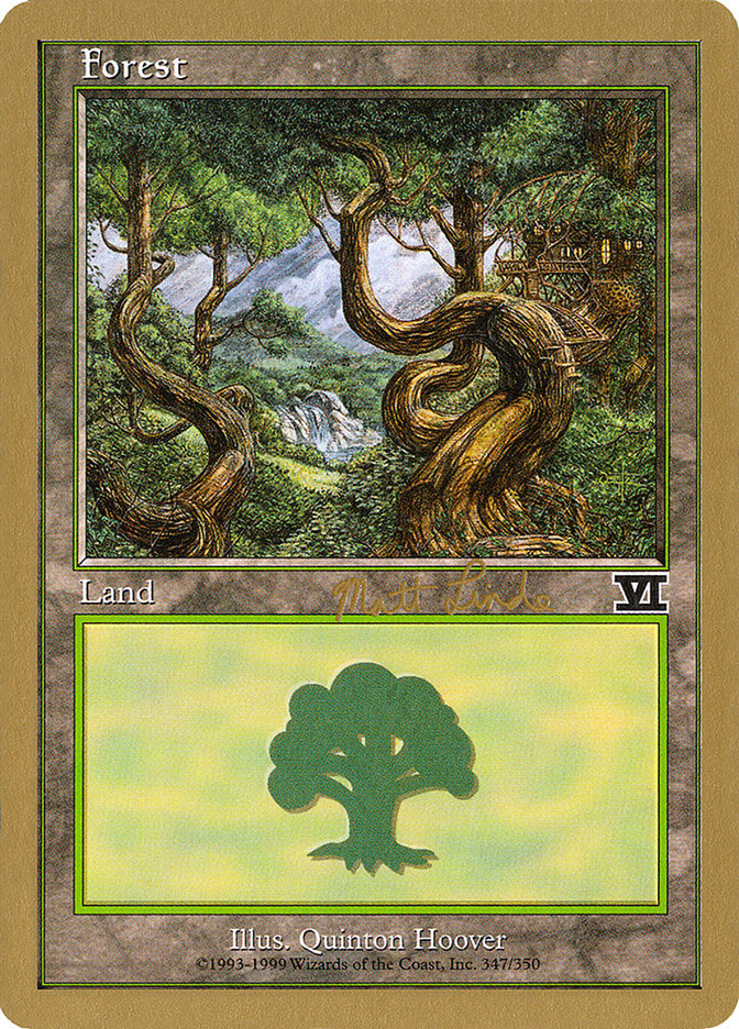 Forest (ml347b) (Matt Linde) [World Championship Decks 1999] | GnG Games