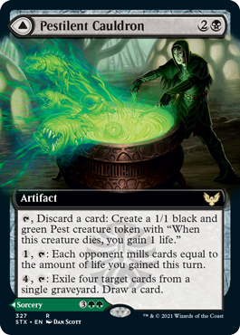 Pestilent Cauldron // Restorative Burst (Extended) [Strixhaven: School of Mages] | GnG Games