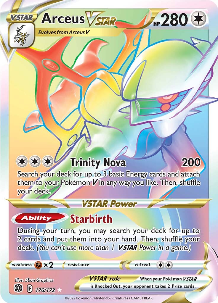 Arceus VSTAR (176/172) [Sword & Shield: Brilliant Stars] | GnG Games