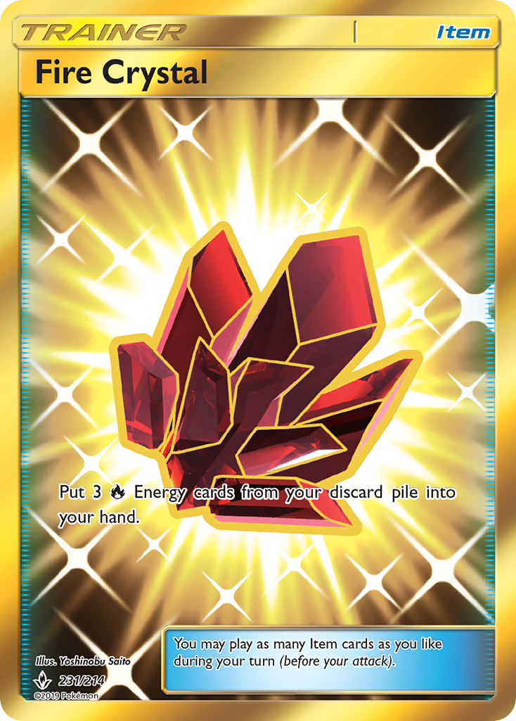 Fire Crystal (231/214) [Sun & Moon: Unbroken Bonds] | GnG Games