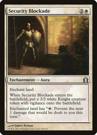 Security Blockade [Return to Ravnica] | GnG Games