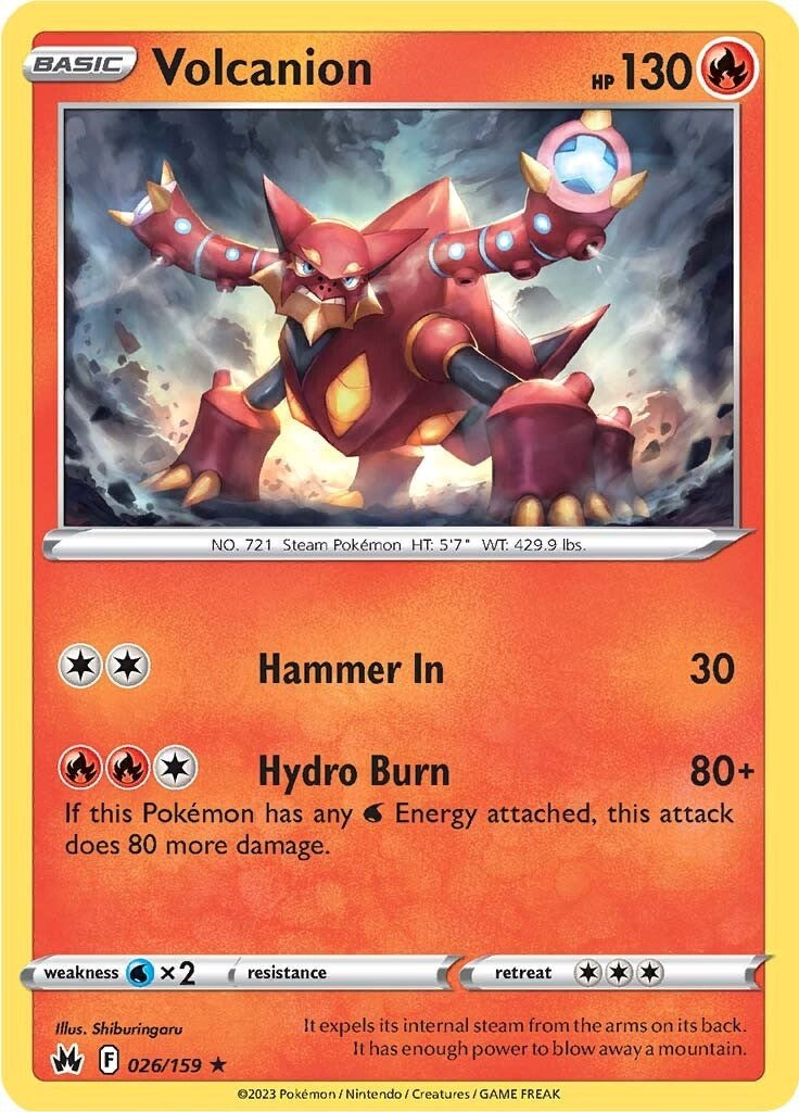 Volcanion (026/159) [Sword & Shield: Crown Zenith] | GnG Games