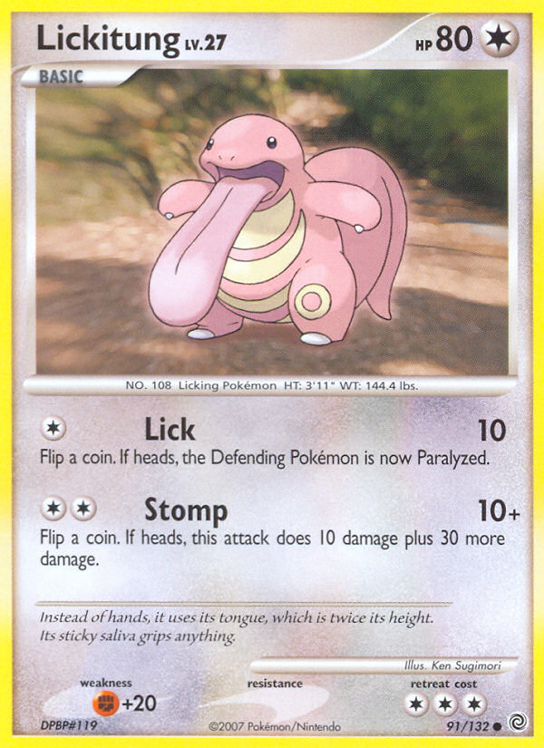 Lickitung (91/132) [Diamond & Pearl: Secret Wonders] | GnG Games