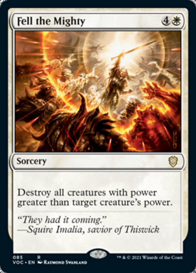 Fell the Mighty [Innistrad: Crimson Vow Commander] | GnG Games