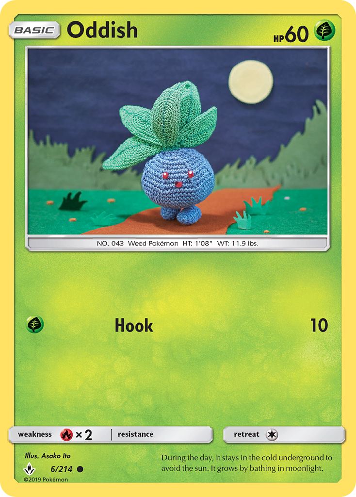 Oddish (6/214) [Sun & Moon: Unbroken Bonds] | GnG Games