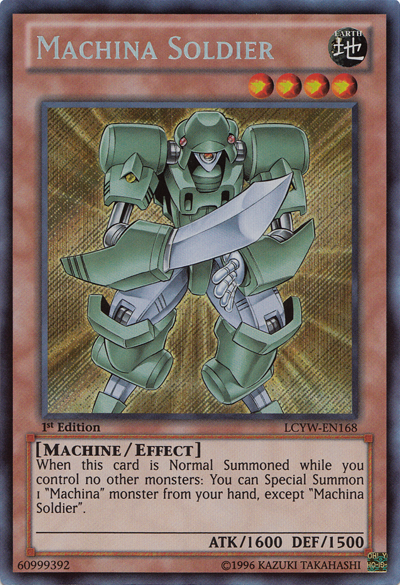Machina Soldier [LCYW-EN168] Secret Rare | GnG Games