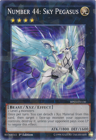 Number 44: Sky Pegasus (Shatterfoil) [BP03-EN130] Shatterfoil Rare | GnG Games