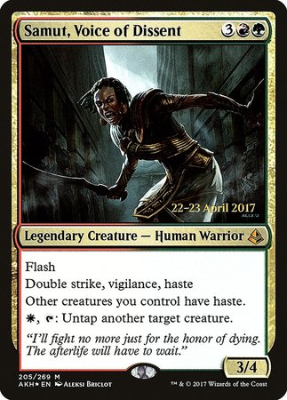 Samut, Voice of Dissent [Amonkhet Promos] | GnG Games