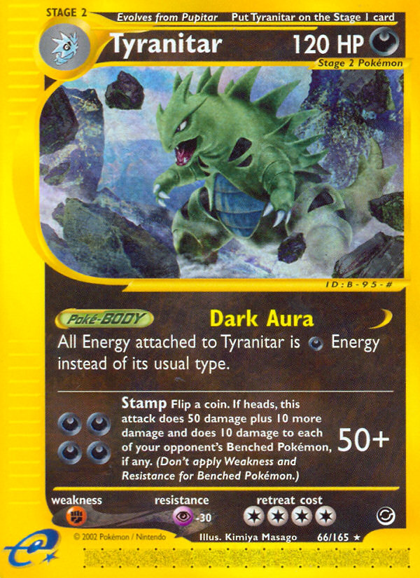 Tyranitar (66/165) [Expedition: Base Set] | GnG Games