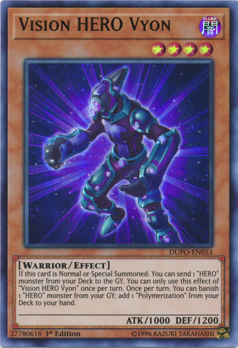 Vision HERO Vyon [DUPO-EN053] Ultra Rare | GnG Games