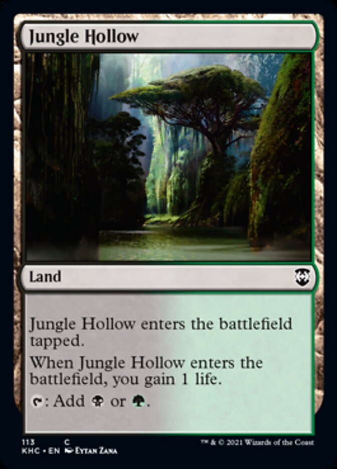 Jungle Hollow [Kaldheim Commander] | GnG Games