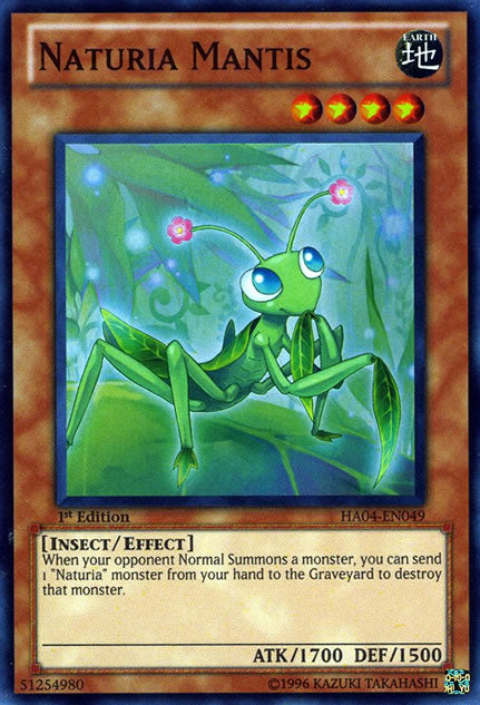 Naturia Mantis [HA04-EN049] Super Rare | GnG Games