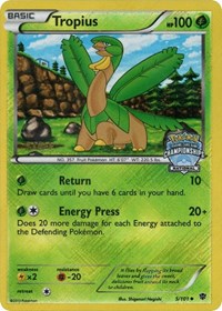 Tropius (5/101) (National Championship Staff Promo) [Black & White: Plasma Blast] | GnG Games