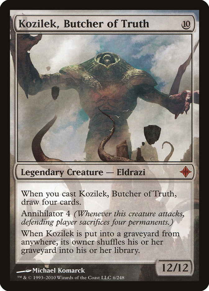 Kozilek, Butcher of Truth [Rise of the Eldrazi] | GnG Games