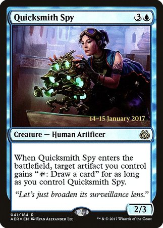 Quicksmith Spy [Aether Revolt Promos] | GnG Games