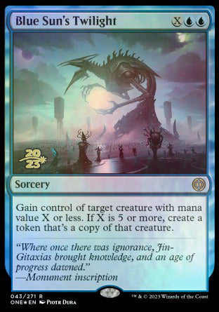 Blue Sun's Twilight [Phyrexia: All Will Be One Prerelease Promos] | GnG Games