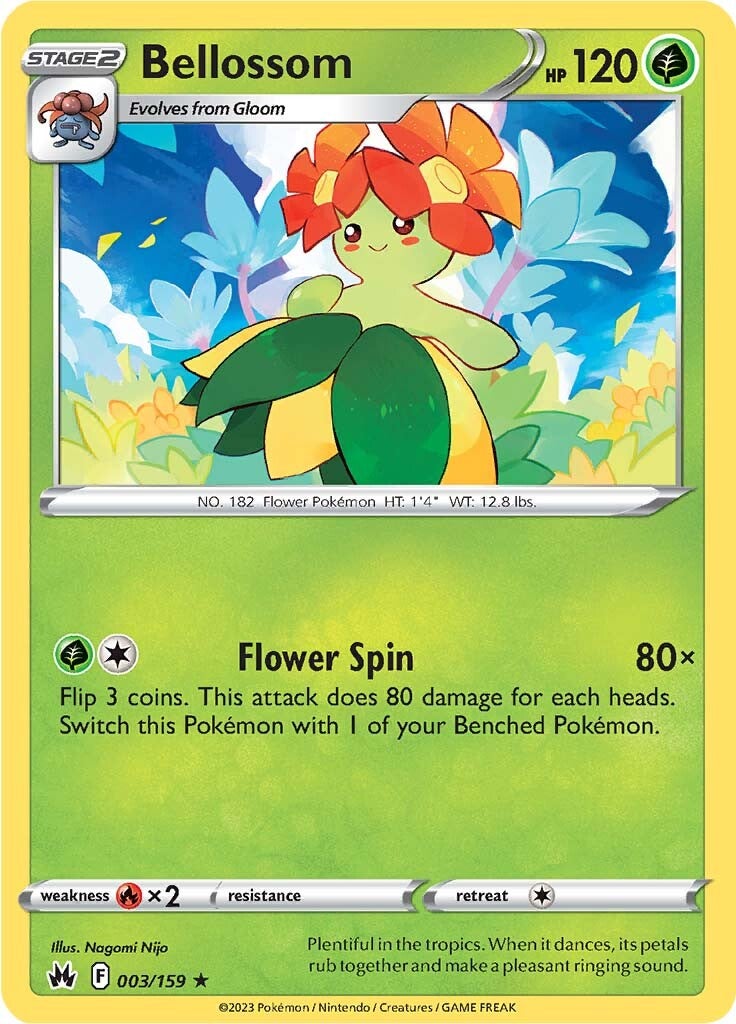 Bellossom (003/159) [Sword & Shield: Crown Zenith] | GnG Games