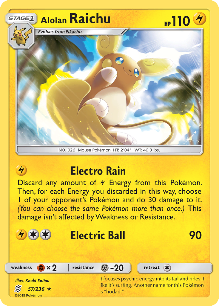 Alolan Raichu (57/236) [Sun & Moon: Unified Minds] | GnG Games