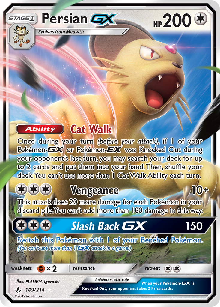 Persian GX (149/214) [Sun & Moon: Unbroken Bonds] | GnG Games