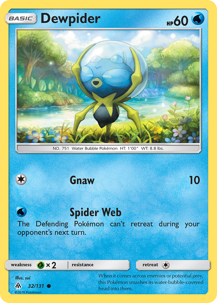 Dewpider (32/131) [Sun & Moon: Forbidden Light] | GnG Games